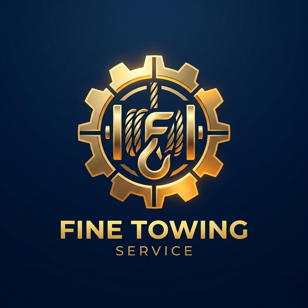 Fine Towing Service Lahore Website Tailored Logo